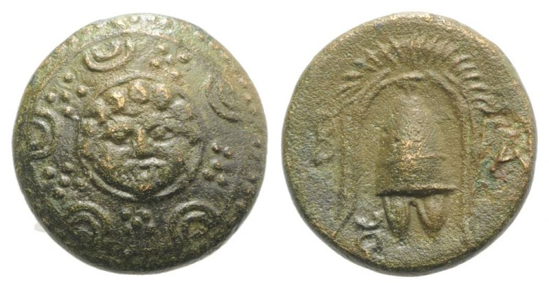 Kings of Macedon, Philip III (323-317 BC). Æ Half Unit (15mm, 3.73g, 11h). Salam...