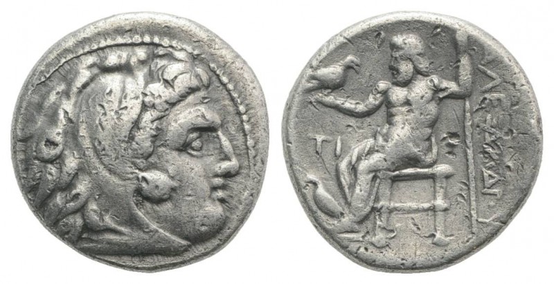 Kings of Macedon, Philip III Arrhidaios (323-317 BC). AR Drachm (16mm, 4.14g, 12...