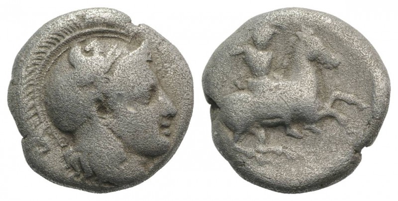 Thessaly, Pharsalos, late 5th-mid 4th century BC. AR Drachm (16.5mm, 5.66g, 6h)....