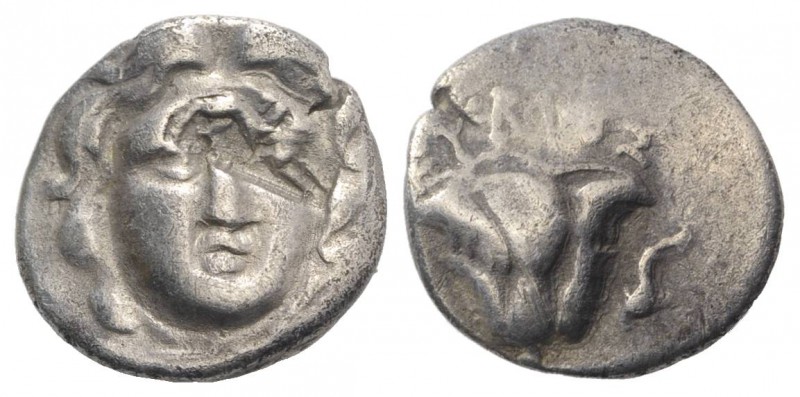 Central Greece, Uncertain, c. 190-170 BC. AR Drachm (14mm, 2.65g, 12h). Pseudo-R...