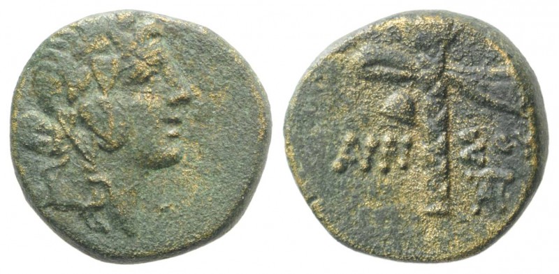 Pontos, Amisos. temp. Mithradates VI, c. 105-85 or 85-65 BC. Æ (16mm, 3.77g, 12h...