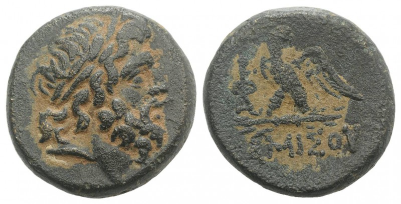 Pontos, Amisos, time of Mithradates VI, c. 85-65 BC. Æ (20mm, 8.74g, 12h). Laure...