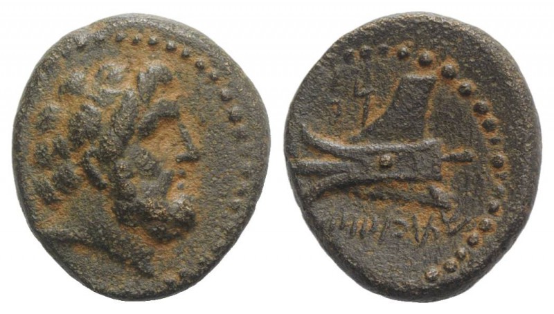 Phoenicia, Arados, c. 137-51 BC. Æ (16mm, 3.33g, 1h). Laureate head of Zeus r. R...