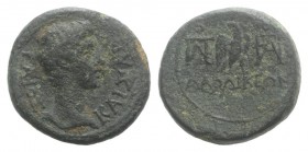 Gaius (Caesar, grandson of Augustus). Phrygia, Laodicea ad Lycum. Æ (13.5mm, 2.97g, 12h). Anto. Polemon Philopatris, magistrate, c. 5 BC. Bare head r....