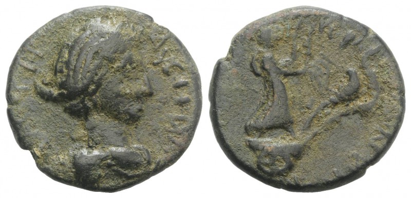 Faustina Junior (Augusta, 147-175). Cilicia, Celenderis. Æ (22mm, 6.64g, 6h). Dr...
