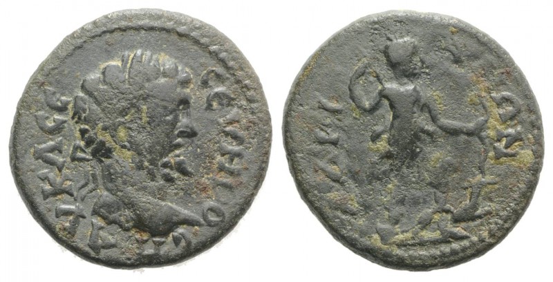 Septimius Severus (193-211). Mysia, Hadriani ad Olympum. Æ (19mm, 4.13g, 6h). La...