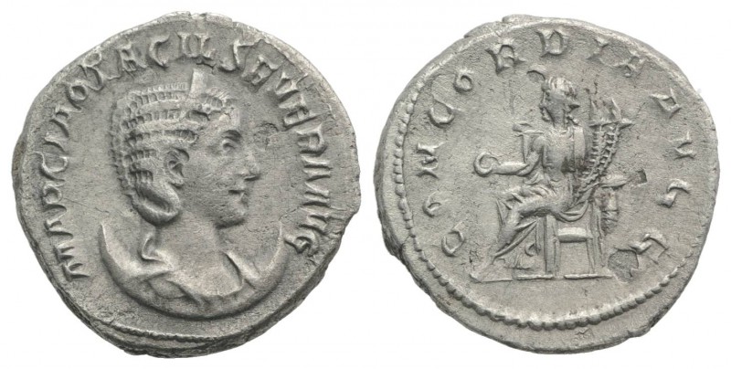 Otacilia Severa (Augusta, 244-249). AR Antoninianus (22mm, 4.10g, 12h). Rome, AD...
