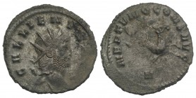 Gallienus (253-268). Antoninianus (21mm, 2.77g, 12h). Rome, AD 268. Radiate head r. R/ Hippocamp r.; N. RIC V 245; RSC 668. Good Fine - near VF
