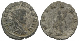 Claudius II (268-270). Radiate (20mm, 3.11g, 12h). Rome, 268-9. Radiate, draped and cuirassed bust r. R/ Annona standing l., holding grain ears and co...