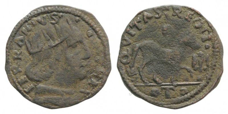 Italy, L'Aquila. Ferdinando I d'Aragona (1458-1494). Æ Cavallo (18mm, 1.50g, 12h...
