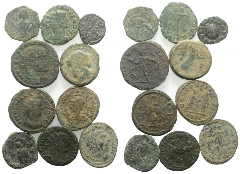 Mixed lot of 10 Greek, Roman and Byzantine Æ coins, to be catalog. Lot sold as i...