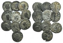 Lot of 10 Roman Antoninianii, including Gallienus (9) and Salonina. LOT SOLD AS IS, NO RETURN