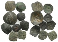 Lot of 9 Byzantine Æ coins, to be catalog. Lot sold as is, no return