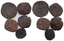Lot of 5 Medieval Æ coins, to be catalog. Lot sold as is, no return
