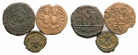 Lot of 3 Byzantine Æ coins, to be catalog. Lot sold as is, no return