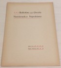 Bollettino del Circolo Numismatico Napoletano, Serie 1 No 4 1919. Napoli,Gennaio 1919 Raro Brossura ed. , pp. 15 Buono stato.