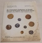 Glendining & Co. Catalogue In Conjunction with Spink and Son Ltd London. An Important Collection of Greek Roman et English Hammered Coins The property...