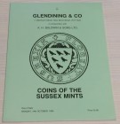 Glendining & Co. Catalogue In Conjunction with A.H. Baldwin & Sons Coins of The Sussex Mint from Aethelred II to John, 14 October 1985. Brossura ed. p...