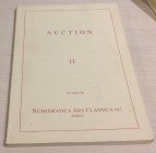 Nac – Numismatica Ars Classica. Auction no. 11. Greek, Roman and Byzantine Coins. Zurich, 29 April 98. Brossura ed., pp. 65, tavv. in b/n e a colori. ...