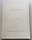 Nac - Numismatica Ars Classica. Auction no. 18. Greek, Roman & Byzantine Coins. 29 March 2000. Brossura ed. lotti 789, tavv. XXVIII a Colori. Ottimo s...