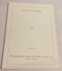 Nac – Numismatica Ars Classica. Auction no. 27. Bedeutende Sammlung Von Munzen und Medaillen des Osterreichisch – Ungarischen Raumes. Zurich, 28 Jenua...