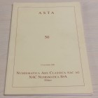 Nac – Numismatica Ars Classica. Auction no. 50. Interessante serie di Monete di Zecche Italiane Milano, 15 Novembre 2008. Brossura ed., pp. 133.Ottimo...