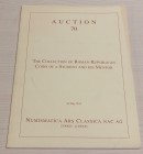 Nac – Numismatica Ars Classica. Auction no. 70. The collection of Roman Republican Coins of a student and his Mentor Zurich 16 May 2013. Brossura ed.,...