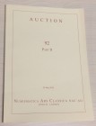 Nac – Numismatica Ars Classica. Auction no. 92 Part II. An important selection of Greek, Roman and Byzantine Coins. Featuring the collection of E.E. C...