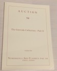 Nac – Numismatica Ars Classica. Auction no. 94 . The Gasvoda Collection,. Part II Zurich, 6 October 2016. Brossura ed., pp. 91. Ottimo stato
