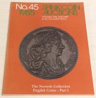 Spink Coin Auction No. 45. The Norweb Collection English Coins Part 1. 13 June 1985. Brossura editoriale pp. 96, Lista Prezzi Stima . Buono stato