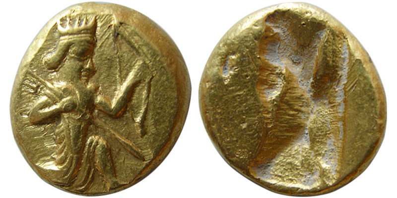 ACHAEMENID EMPIRE. Circa 5th. Century BC. Gold Daric (8.30 gm; 15 mm). Persian k...