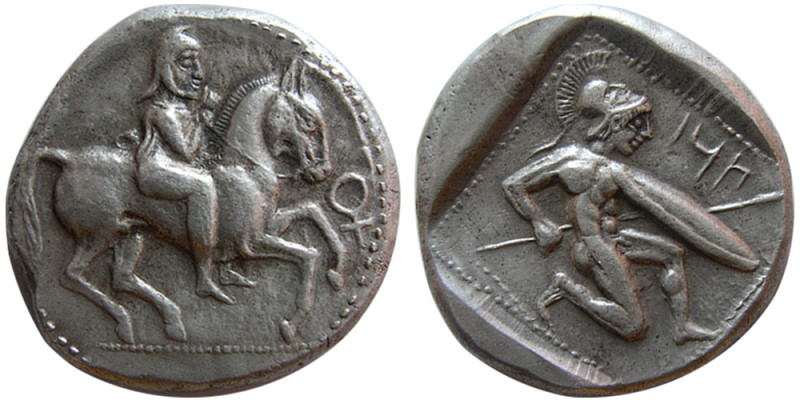 CILICIA, Tarsos. Circa 410-385 BC. AR Stater (10.90 gm; 23 mm). Persian satrap o...