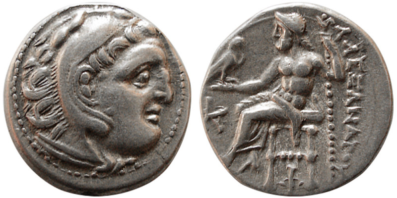 KINGDOM of MACEDON, Antigonos I Monophthalmos. Ca. 310-301 BC. AR Drachm (4.25 g...