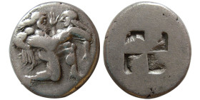 ISLANDS of THRACE, THASOS. Ca. 500-480 BC. AR Stater.