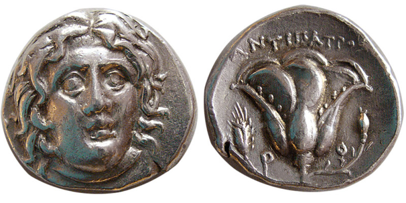 CARIAN ISLANDS, Rhodes. 275-250 BC. AR Didrachm (6.72 gm; 20 mm). Antipatros, ma...