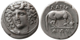 THESSALY, Larissa. Late 3rd - early 2nd century BC. AR Drachm.