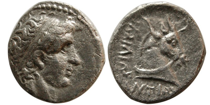 SELEUKID KIGDOM, Antiochus I. 280-261 BC. AR Hemidrachm (1.59 gm; 12 mm). Ai Kha...