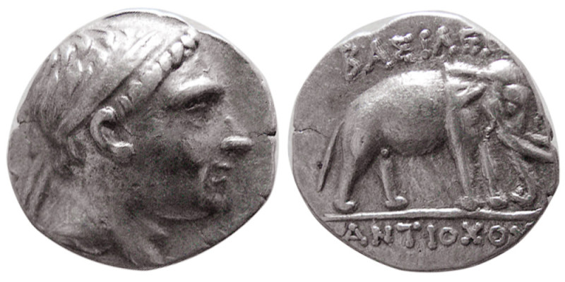 SELEUKID KINGS; Antiochos III. 223-186 BC. AR Drachm (3.91 gm; 16 mm). Apamea on...