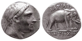 SELEUKID KINGS; Antiochos III. 223-186 BC. AR Drachm. Rare.