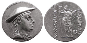 BAKTRIAN KINGS, Antimachus I. 174–165 BC. AR Drachm. Rare.