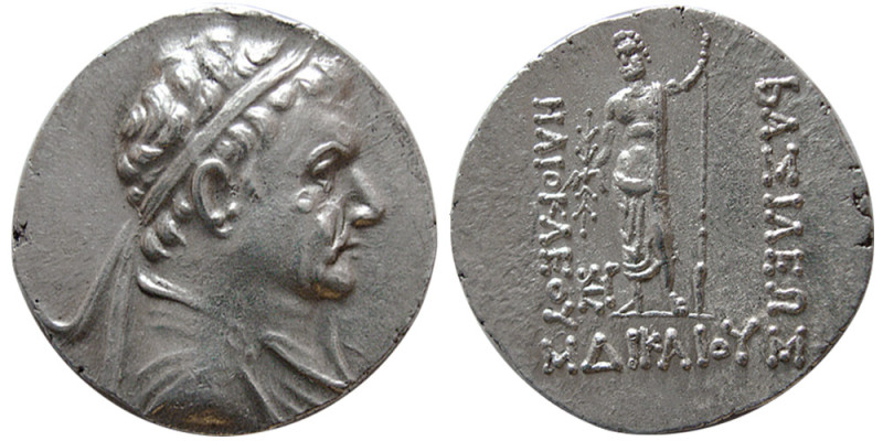 KINGS of BAKTRIA. Heliokles I. Circa 145-130 BC. AR Tetradrachm (16.87 gm; 29 mm...