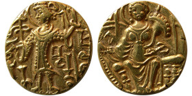 INDIA, Late Kushan, Kidarites, after 400 AD. Gold Dinar.