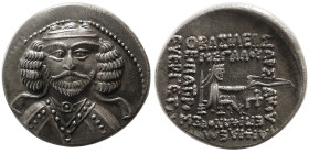 KINGS of PARTHIA. Phraates III. Ca. 70/69-58/7 BC. AR Drachm. Rare.