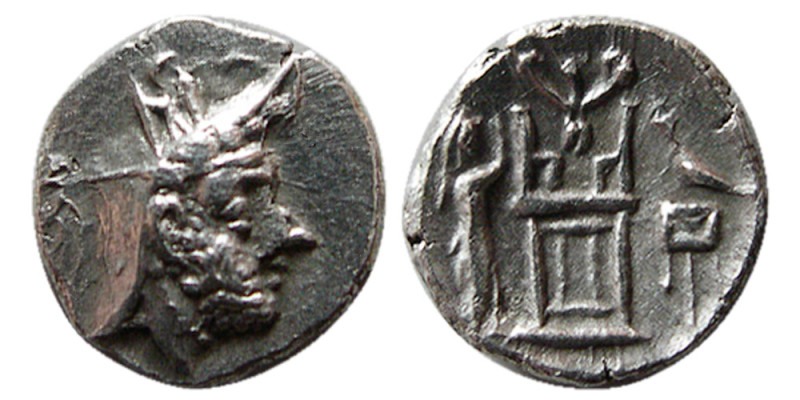 KINGS of PERSIS. Vadfradad (Autophradates) II. Early-mid 2nd century BC. AR Obol...