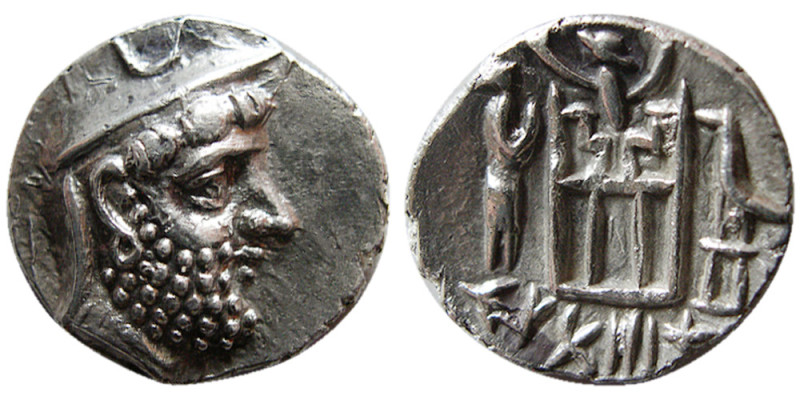 KINGS of PERSIS. Dareios I. 2nd Century BC. AR Drachm (4.03 gm; 19 mm). Head of ...