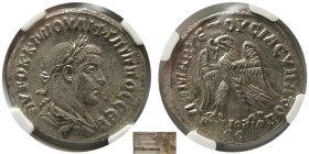 SYRIA, Seleucis and Pieria. Philip II. BI Tetradrachm. NGC-MS.
