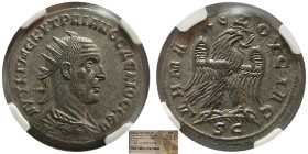 SYRIA, Seleucis & Pieria. Trajan Decius. BI Tetradrachm. NGC-MS.