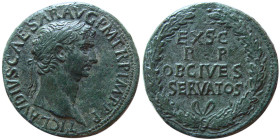 ROMAN EMPIRE; Claudius. AD. 41-54. Æ Sestertius.