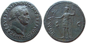 ROMAN EMPIRE; Vespasian. AD. 69-79. Æ Sestertius.