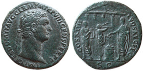 ROMAN EMPIRE; Domitian, 81-96 AD. Æ. Very Rare.